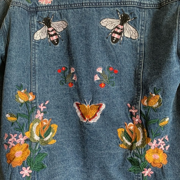 Belle Vere Women Jacket Coat Denim Size XS Nature Fleece Fashion Casual - Picture 5 of 6